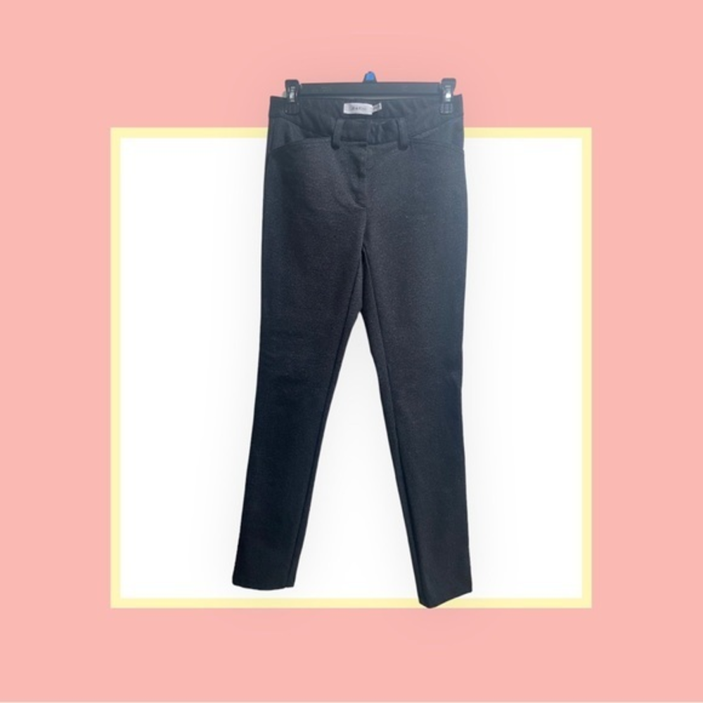 Calvin Klein Women’s Size 2 Black & Gray Marled Polyester Blend Pants‎